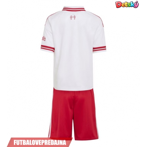 Lacne Dětský Futbalové dres Liverpool 2026-27 Krátky Rukáv - Preč (+ trenírky)
